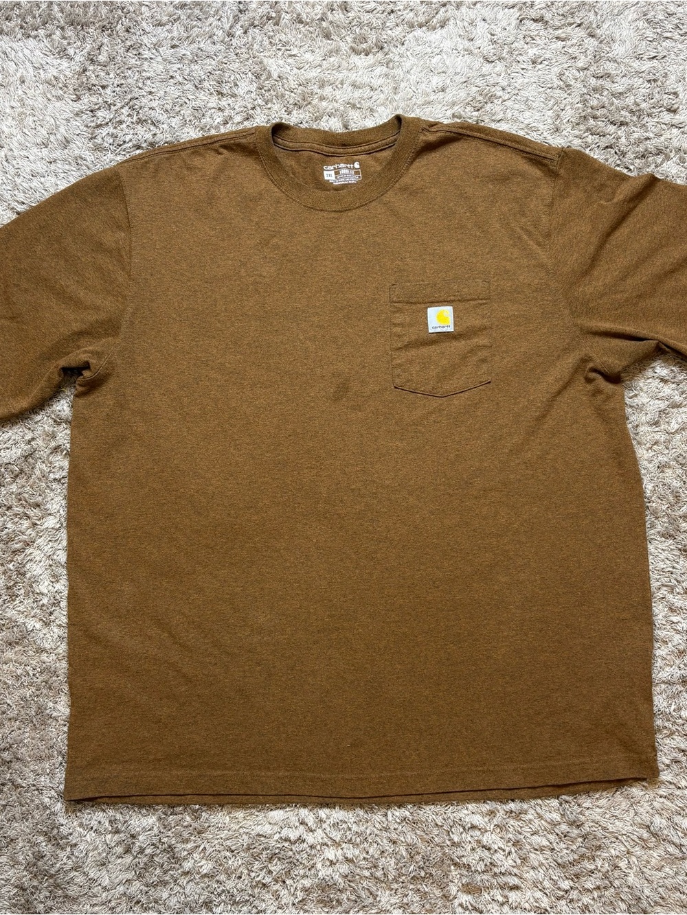 Carhartt Brown Short-Sleeve Pocket Tee